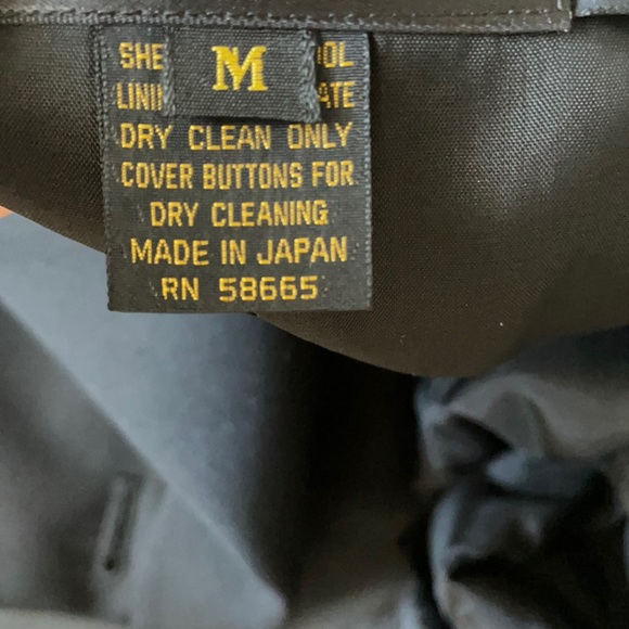 Vintage black wool blazer - Picture 5 of 6